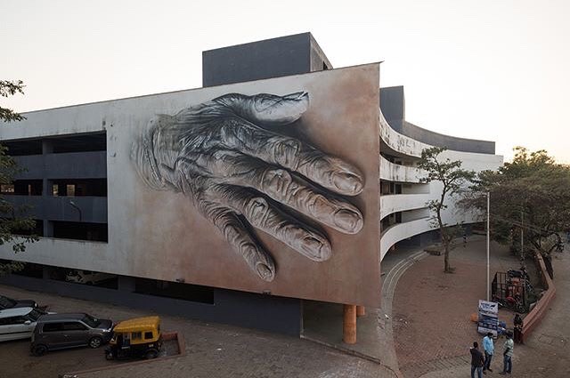 Guido van Helten @Goa, India