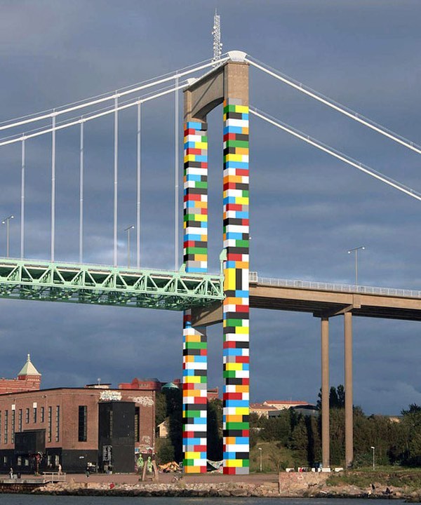Lego Bridge in Gothenburg by Christo Guelov
