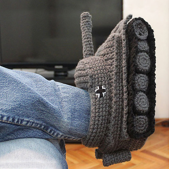 Pantofole carro armato