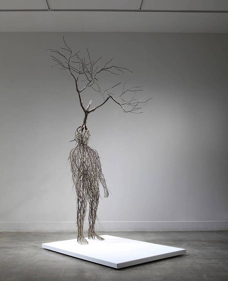 A Forgotten Memory by Sun Hyuk-Kim. Stainless steel, 2017