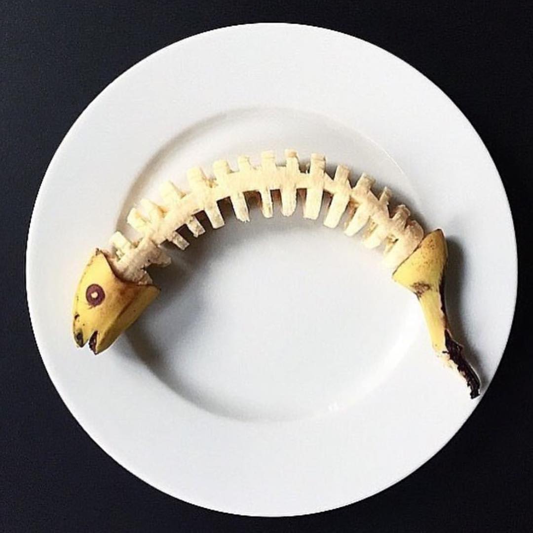 Banana lisca di pesce