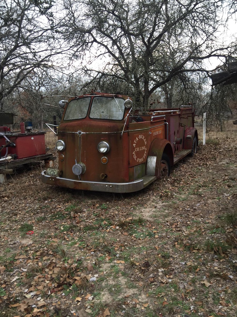 Camion dei pompieri in Texas