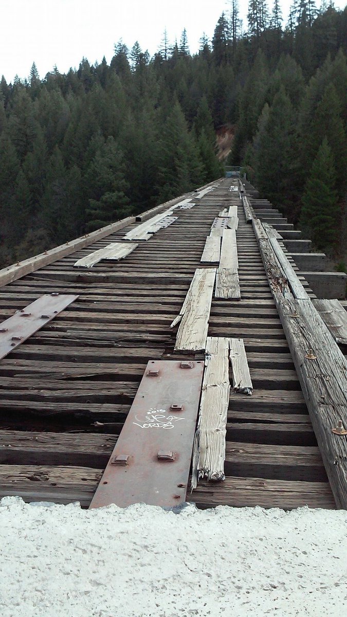 Il ponte del film "Stand By Me"