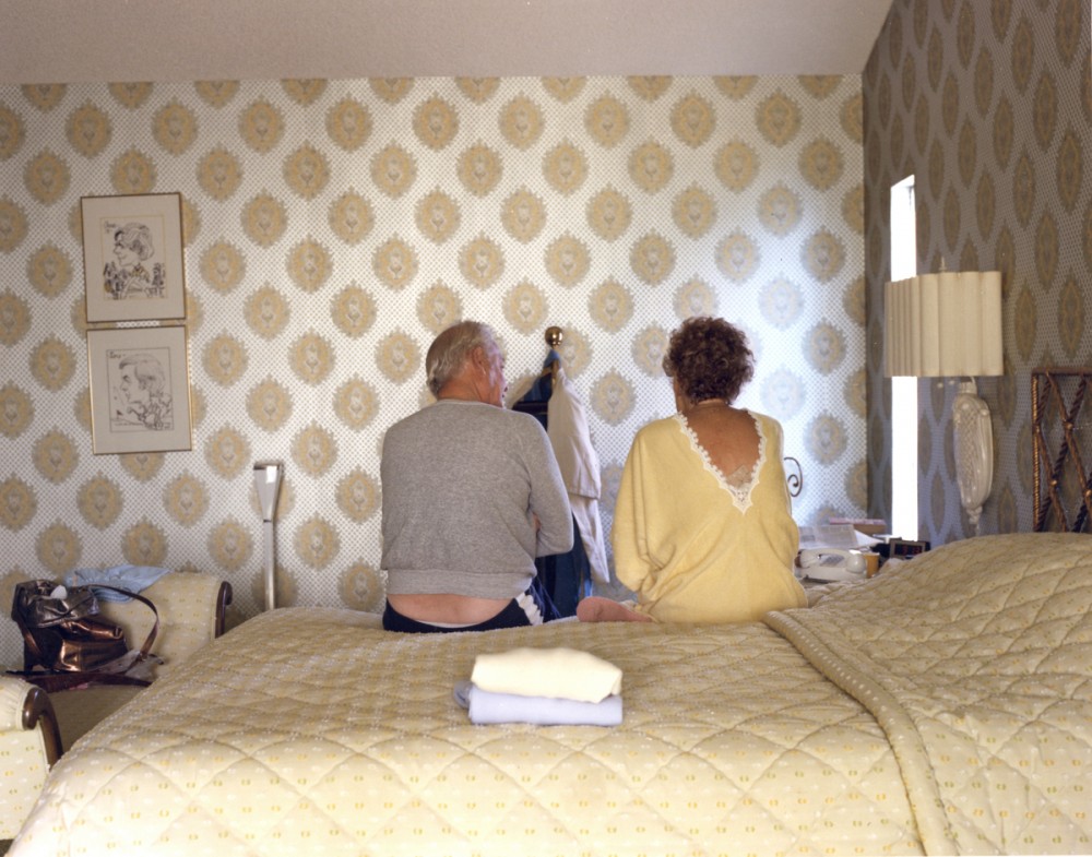 Larry Sultan - Pictures From Home - Conversation on bed, 1986