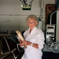 Larry Sultan – Pictures From Home – Mom garage portrait, 1988