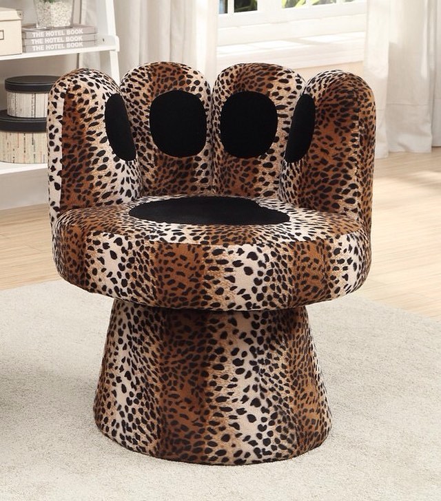 Mano leopardata poltrona