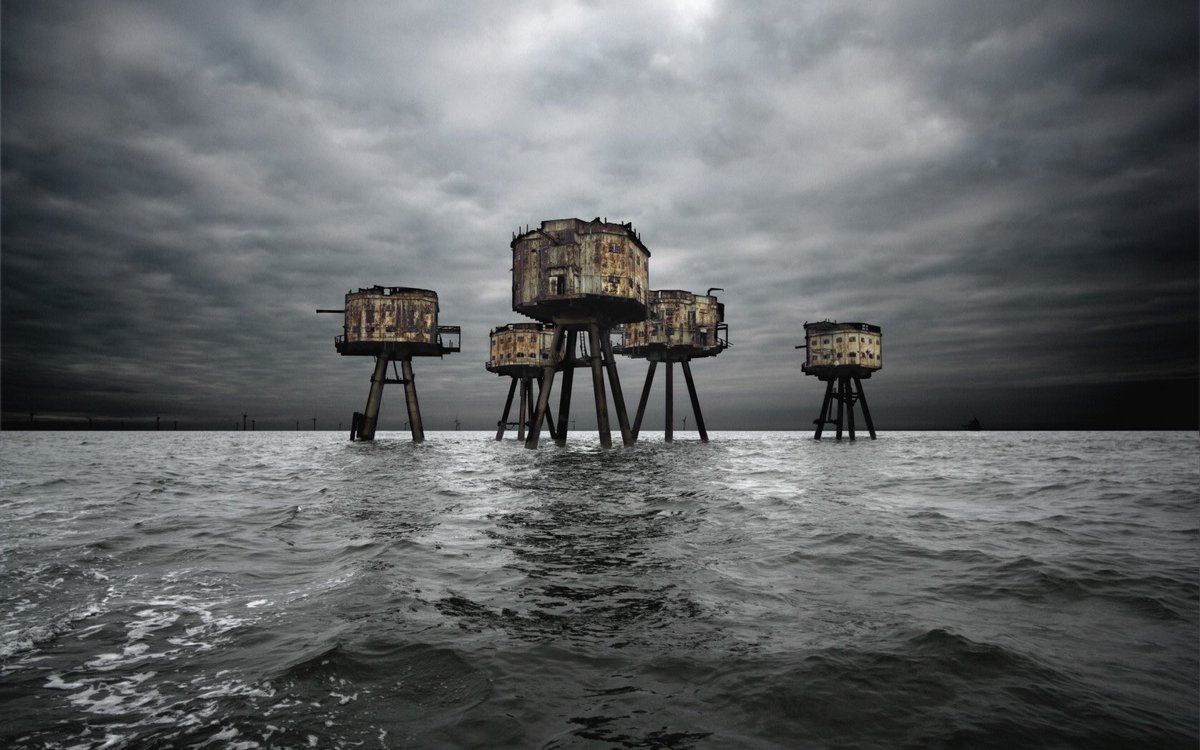 Maunsell Sea Forts, per proteggere Londra dai raid aerei della seconda guerra mondiale