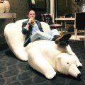 Poltrona orso bianco