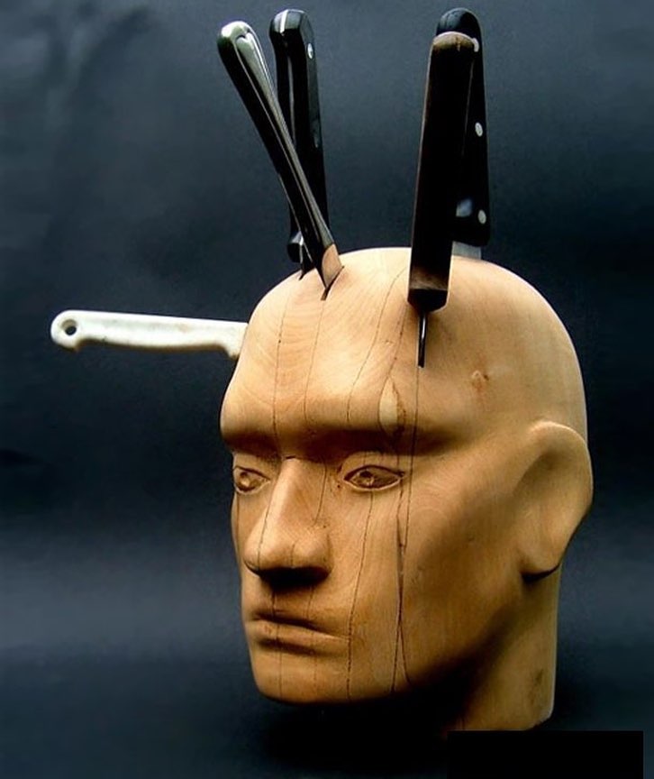 Portacoltelli splatter