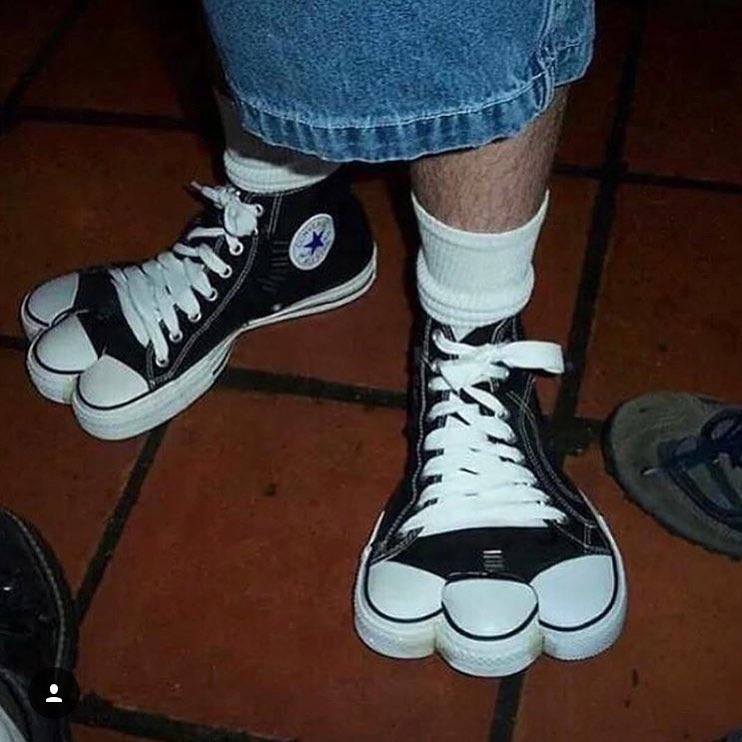 Scarpe piedi palmati