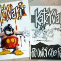 2 Poster della fanzine “Katzyvari” (edita tra il 1992 e il 1995) con il personaggio “Kontrol” di David Diavù Vecchiato
