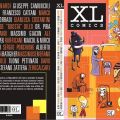 Copertina e 4a di copertina di “XL Comics”, volume a fumetti edito da Panini (2016) che contiene le storie di “Macaco & Piteco” di David Diavù Vecchiato