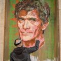 David Diavù Vecchiato, “Melting Icons: Pier Paolo Pasolini”. Mural all’esterno dell’ex-Cinema Impero, via dell’Acqua Bullicante Roma – 2014 (foto di Vincenzo De Francesco)