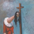 George Condo. Woman with Cross, 2004