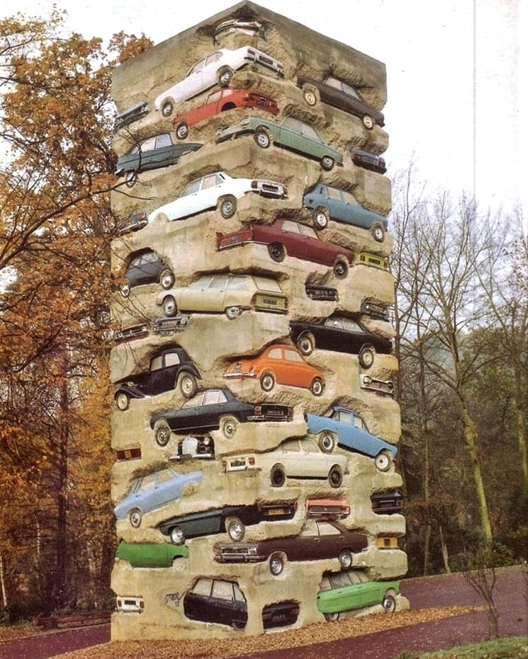 "Long Term Parking" (1982) by Arman