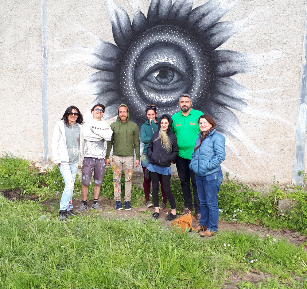 Gli artisti con Gianni