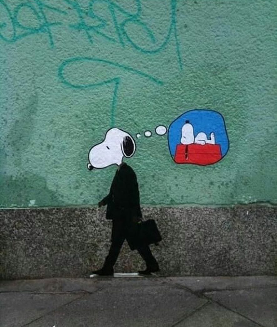 Hard days for Snoopy
