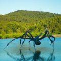 Maman Spider by Louise Bourgeois in Château La Coste. Photography by Patrick Gardin