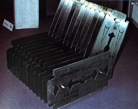 The gilette chair by Luc Dailledouze