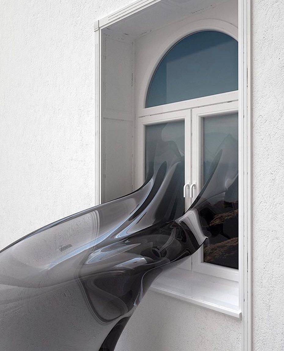 Melted Window 01 by Anders Brasch-Willumsen