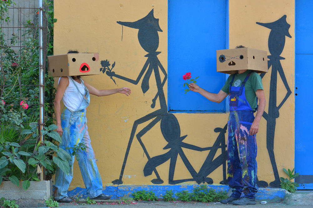 L'insolito mondo di Mr M & Mrs B - La street art di Fema