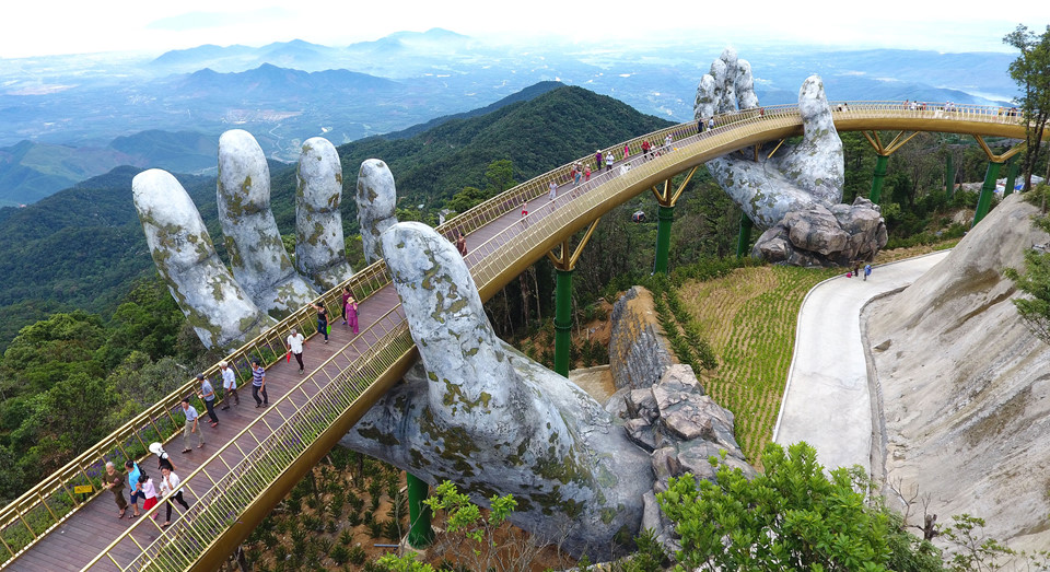 Golden Bridge in Da Nang - Vietnam