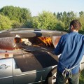 Auto forno a legna