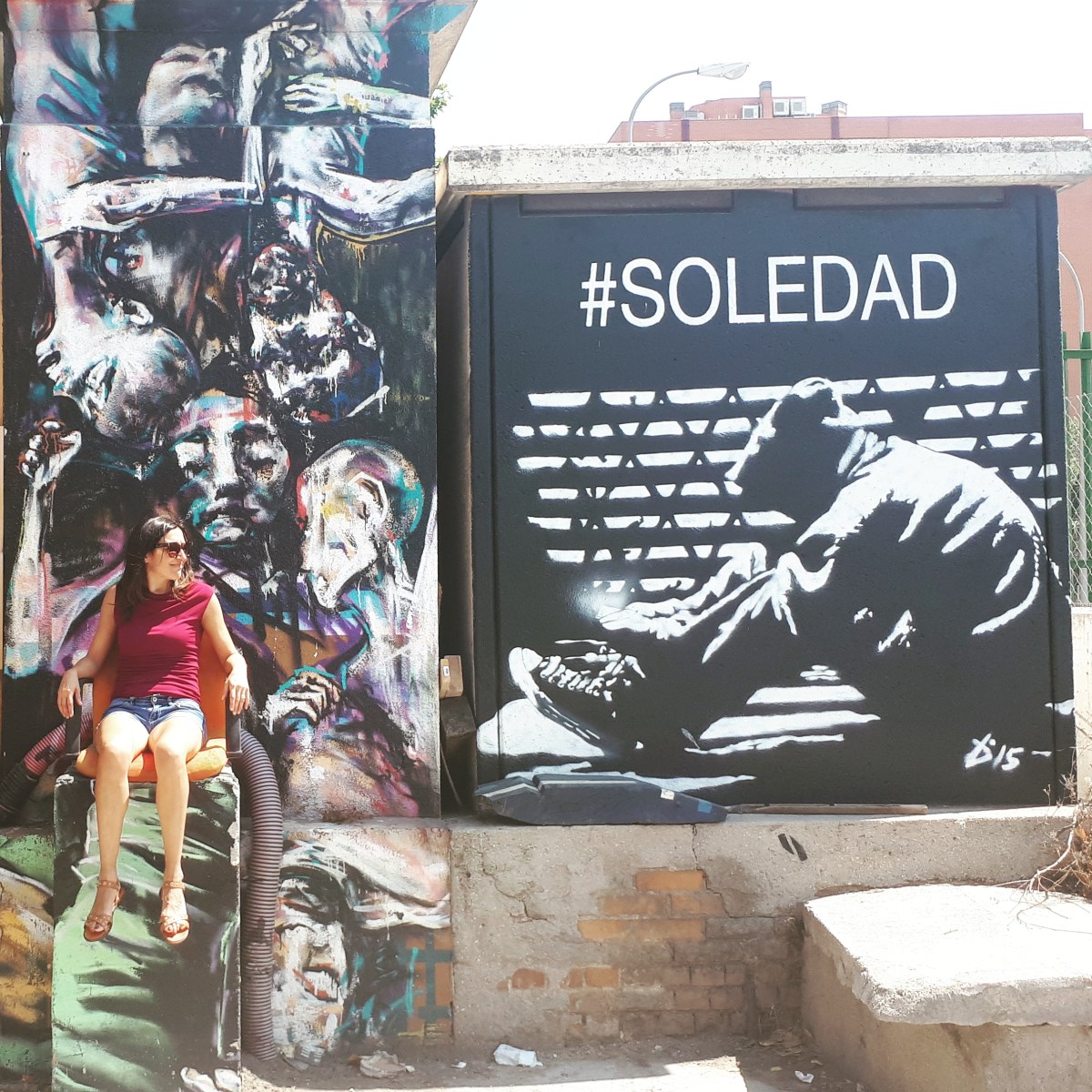 Madrid day by day - Museo La Neomudejar (street art all'esterno)