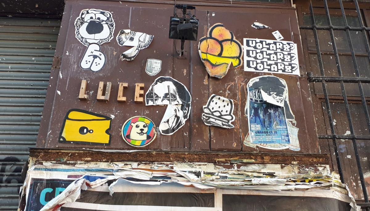 Street art a Madrid @ Calle de Embajadores