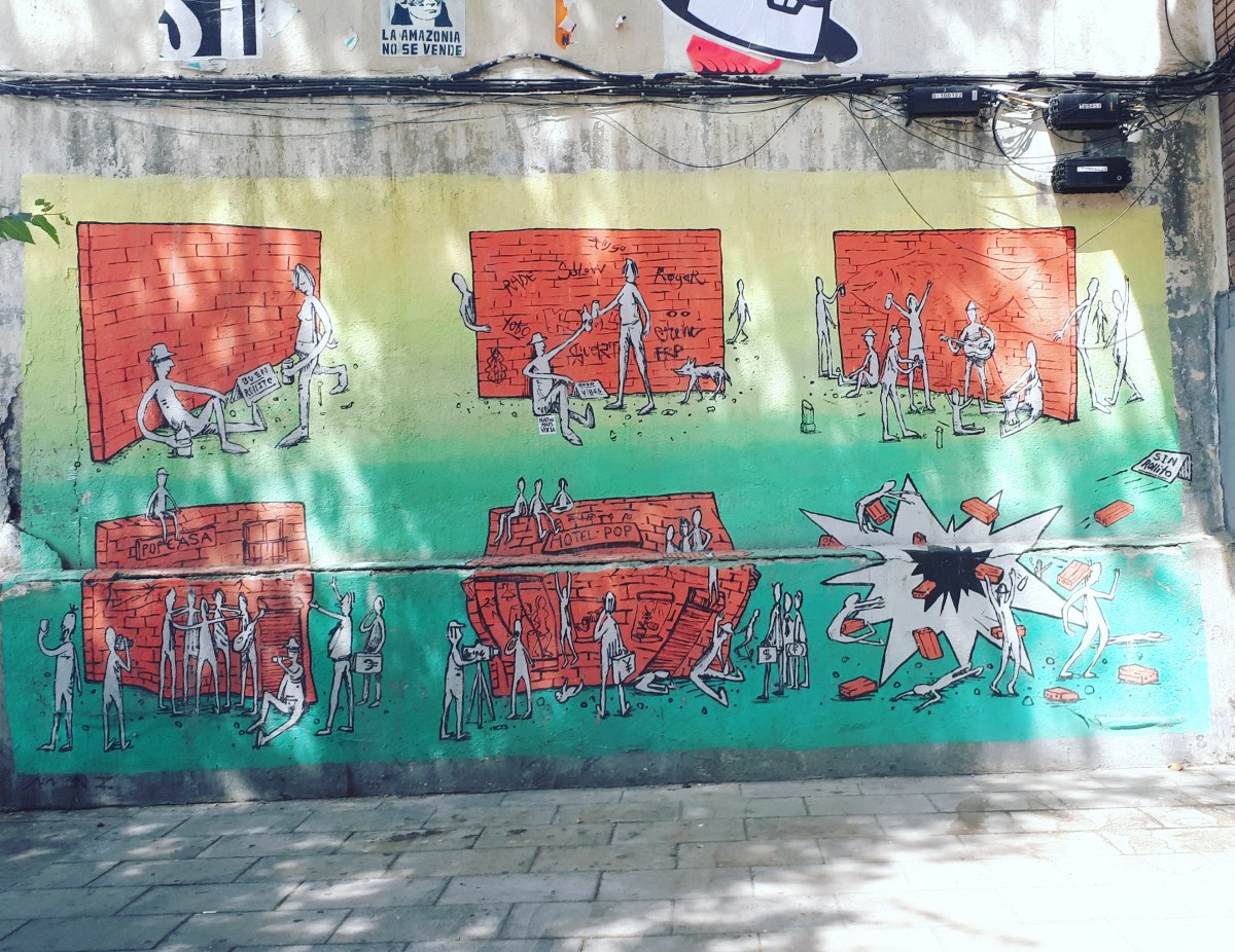 Street art a Madrid @ Calle de Embajadores