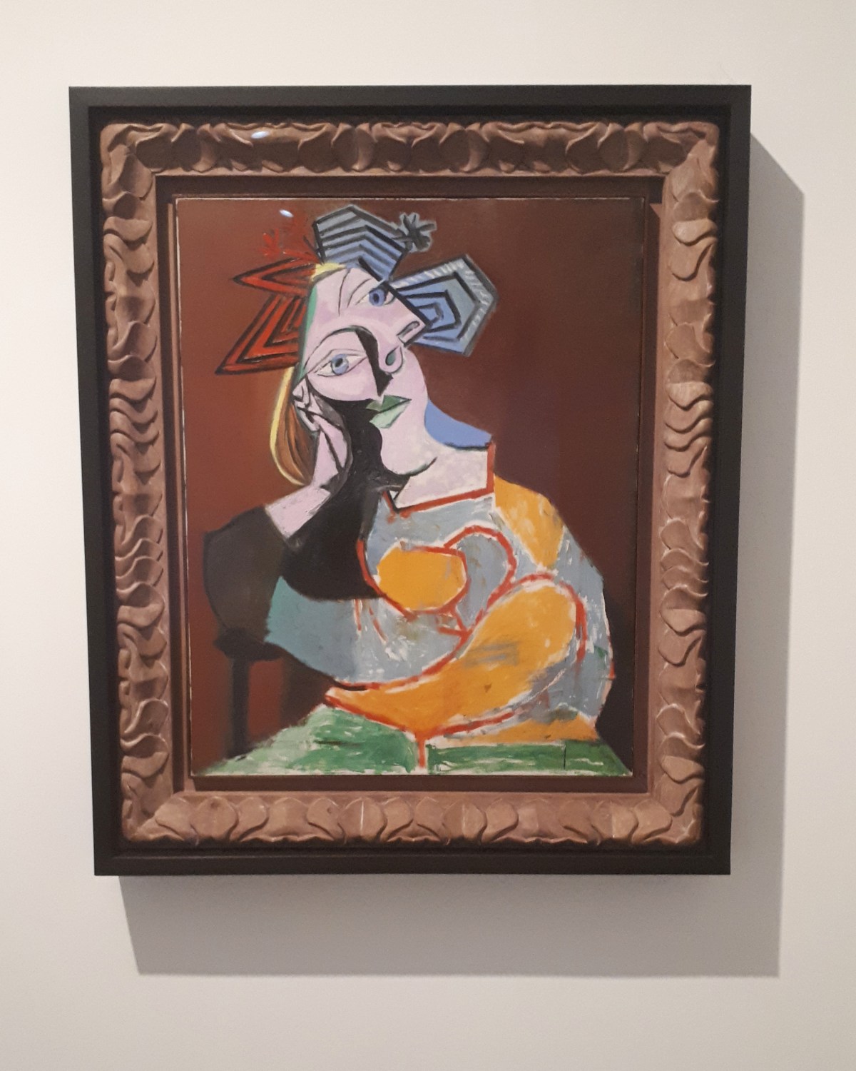 Museo Reina Sofia - Collezione permanente - Mujer sentada acodada (1939) di Pablo Picasso
