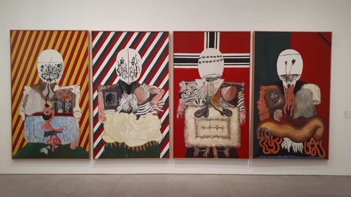 Collezione permanente - Museo Reina Sofia - Collezione permanente - The four dictators (1963) di Eduardo Arroyo