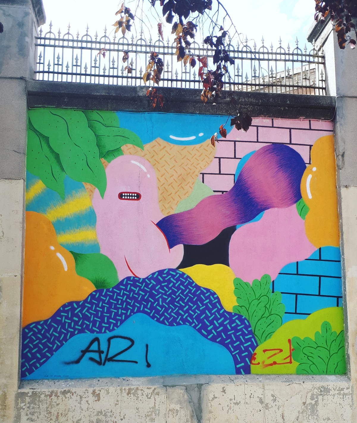 Street art: Grip Face @ Lavapies, Madrid for Muros Tabacalera