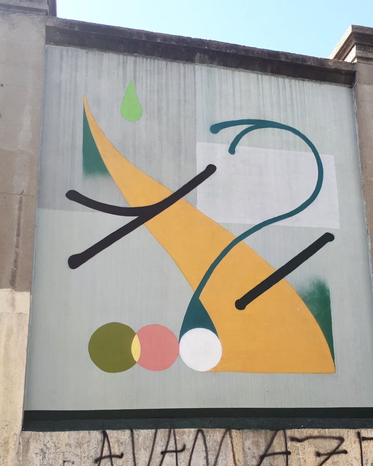 Street art: J:.M. YES @ Lavapies, Madrid for Muros Tabacalera