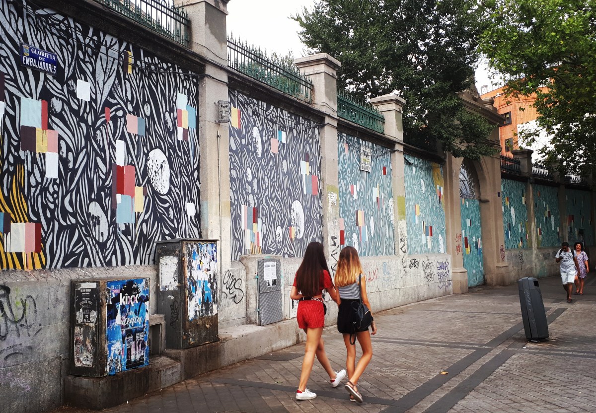 Street art: Tellas @ Lavapies, Madrid for Muros Tabacalera