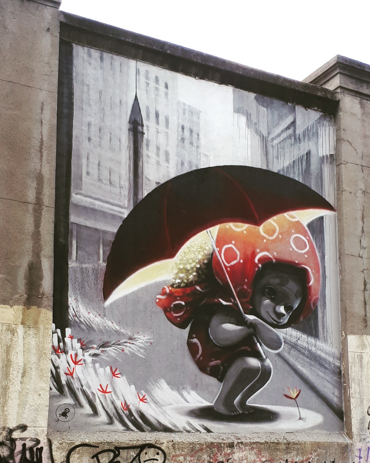 Street art: Animalitoland @ Lavapies, Madrid for Muros Tabacalera