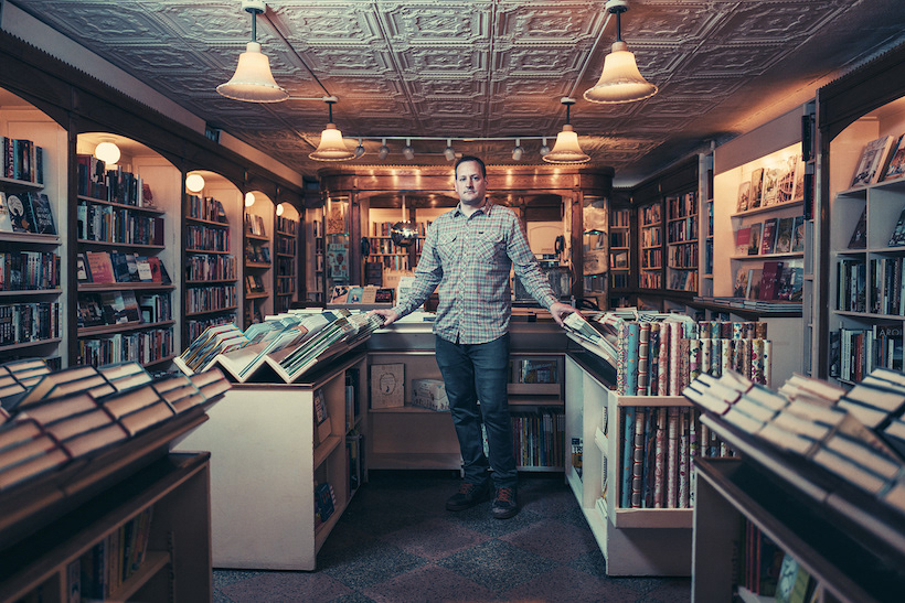 Nick Chase at The Corner Bookstore, Upper East Side, Manhattan, 2017
