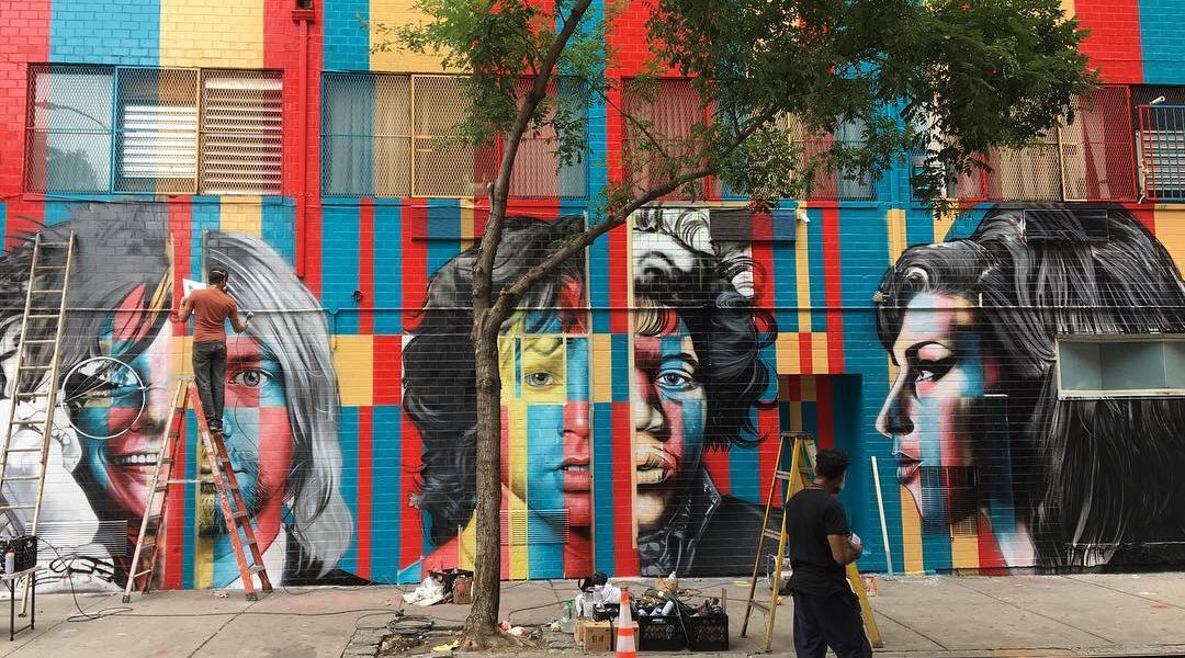27 Club by Eduardo Kobra @ New York, USA - Photo by Michael A. MacKenzie (@mamckenzy)