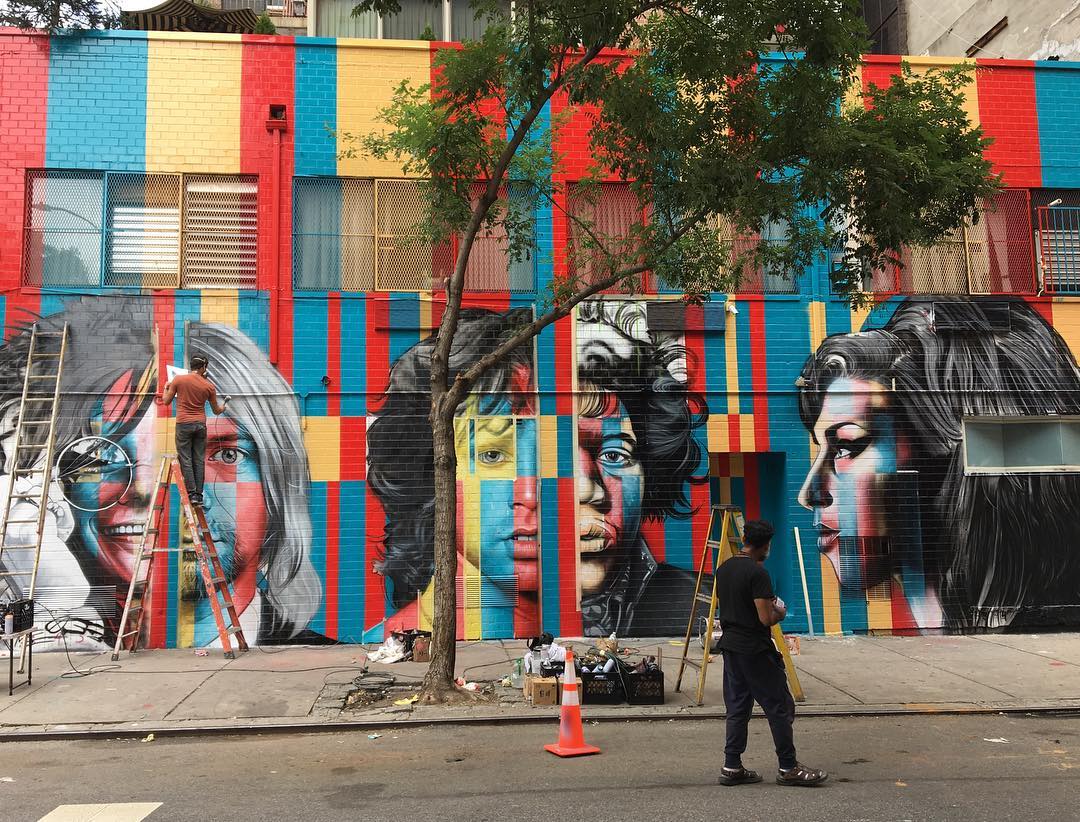 27 Club by Eduardo Kobra @ New York, USA - Photo by Michael A. MacKenzie (@mamckenzy)