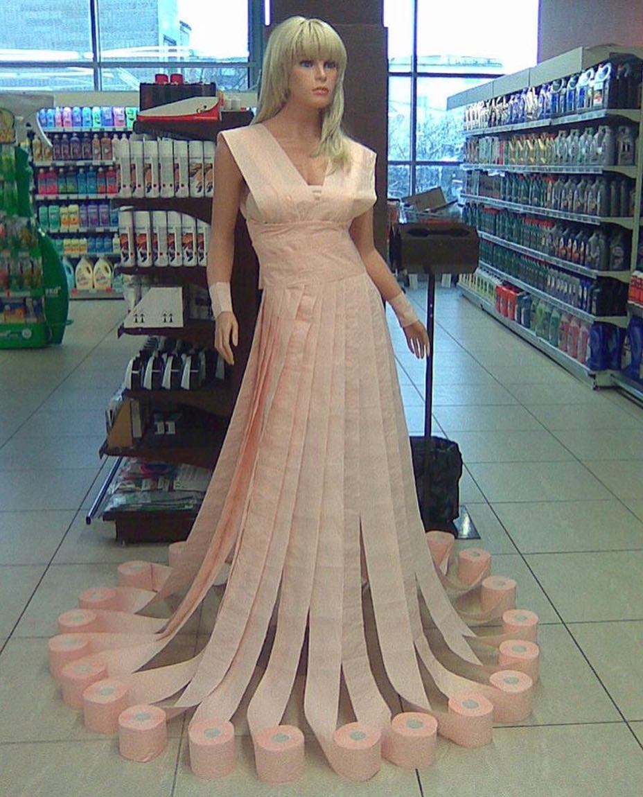 Abito carta igienica