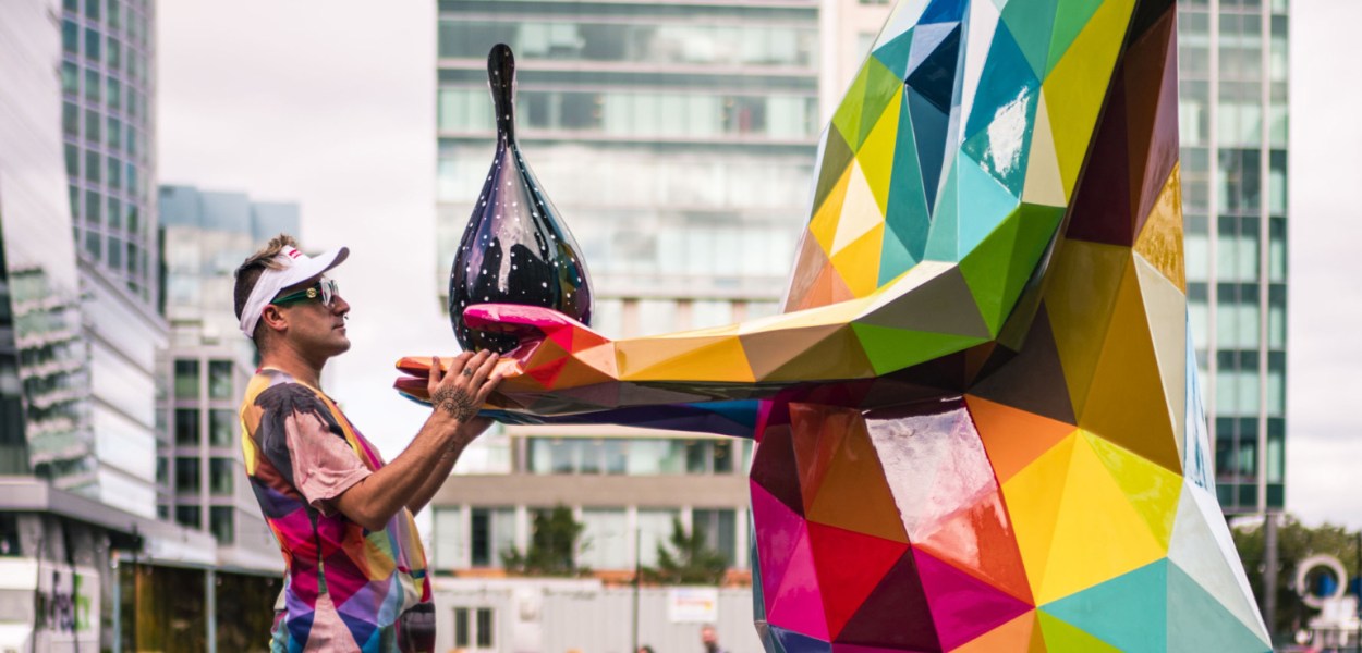 Air Sea Land by Okudart @ Boston, USA