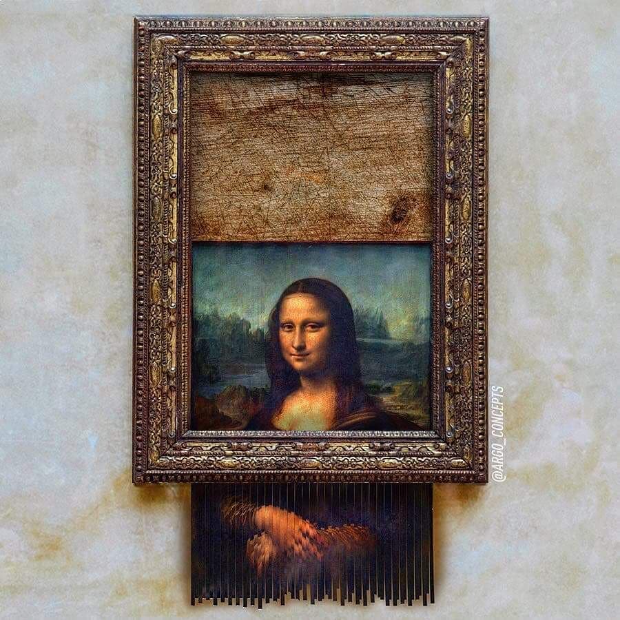 Monna Lisa banksed (Author unknown)