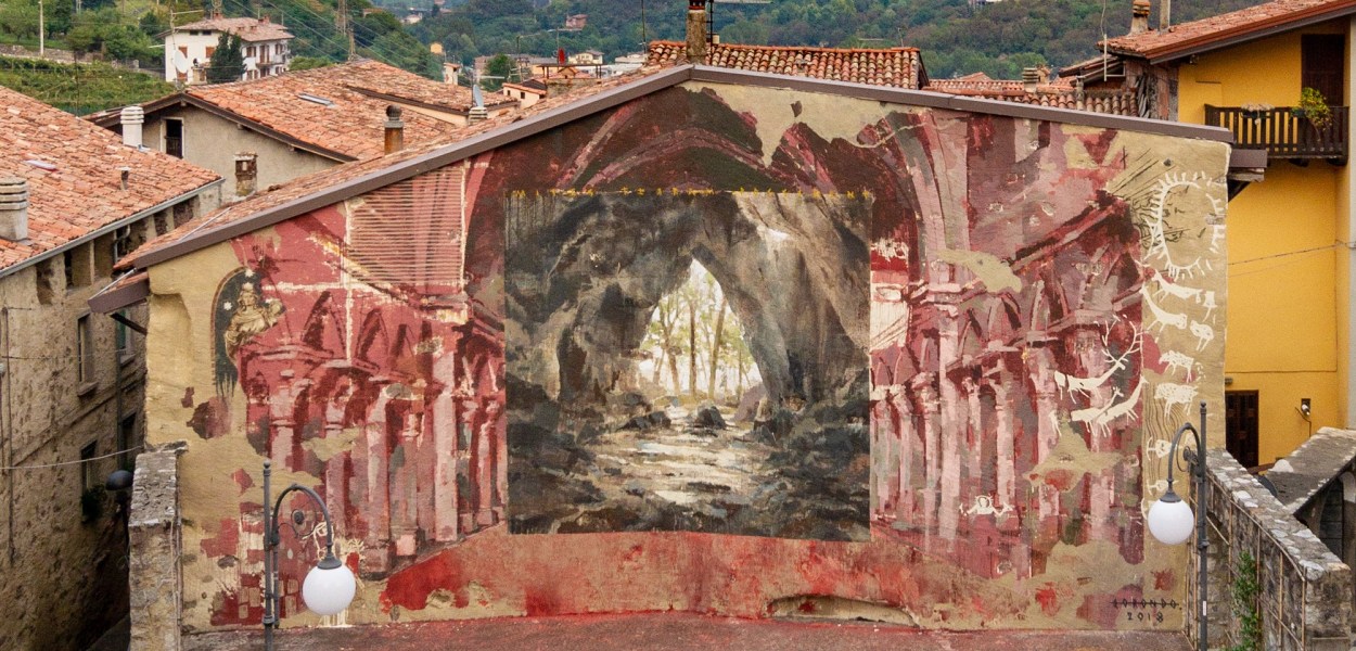 Borondo @Malegno, Italy