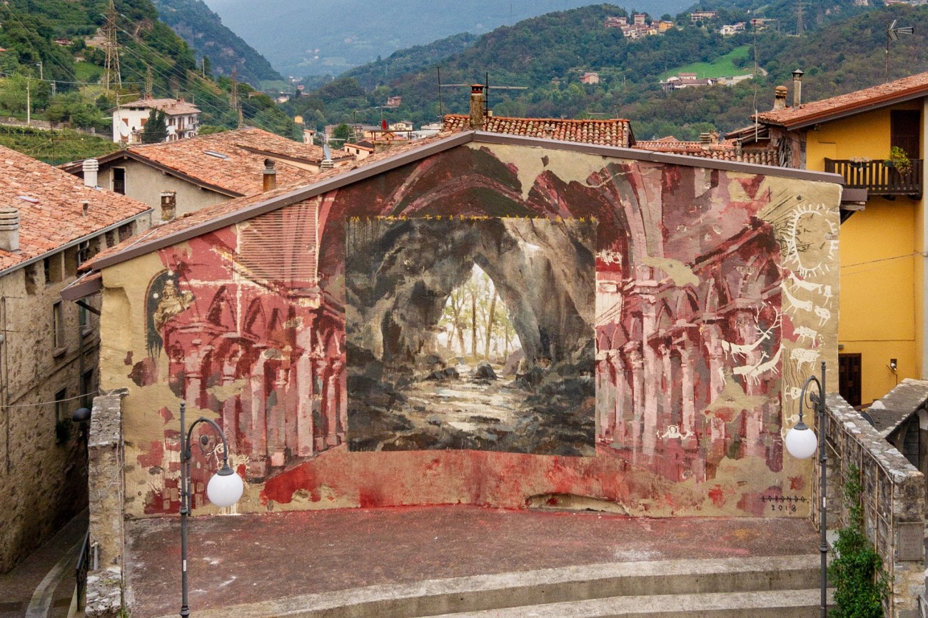 Borondo @Malegno, Italy