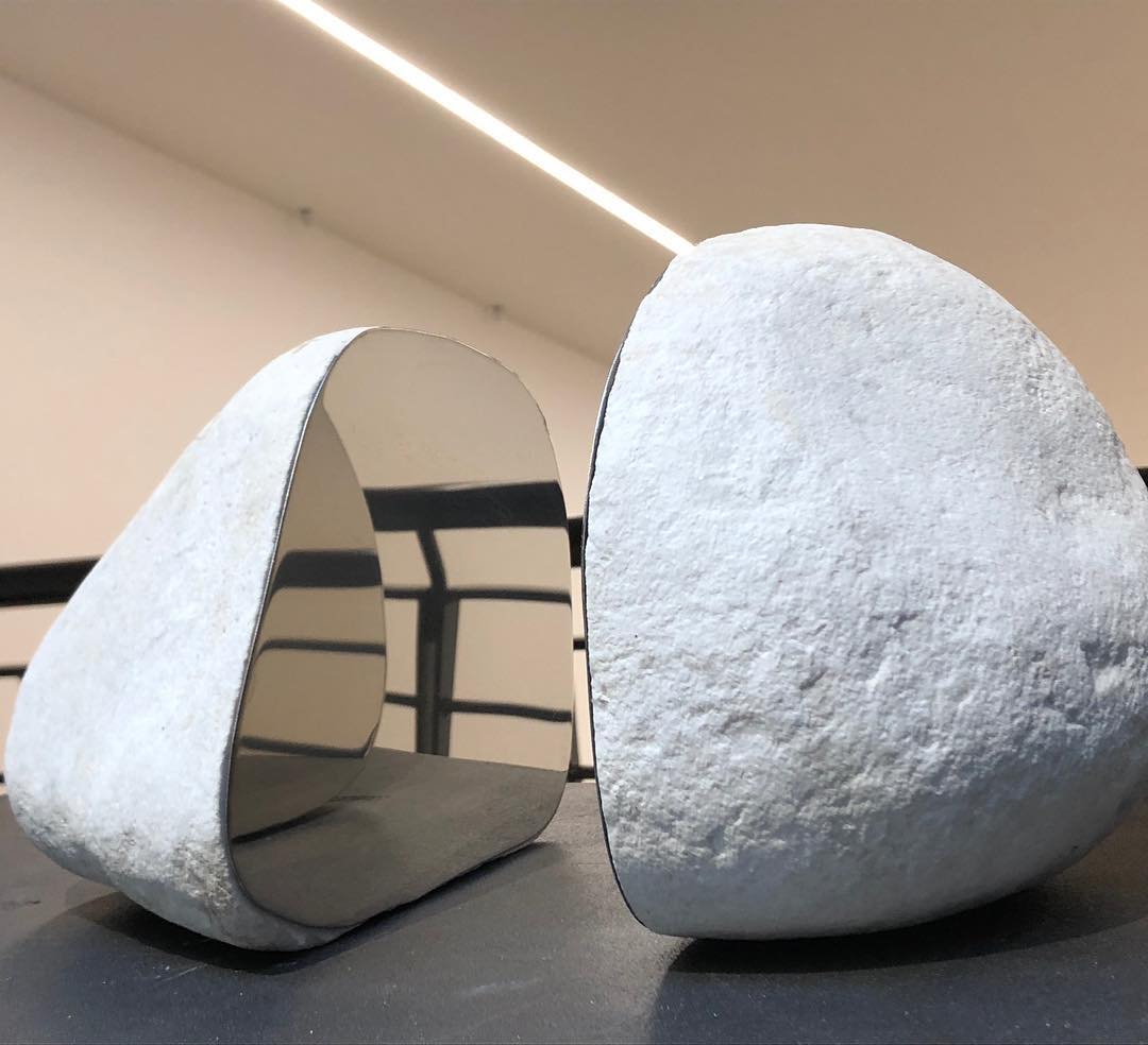 Sculpture by Ivan Barlafante, exhibition view @ Michela Rizzo Gallery, Venice