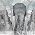 Jaume Plensa, Invisible, 2018 opening on the 15th of November 2018 in Madrid at Palácio de Cristal