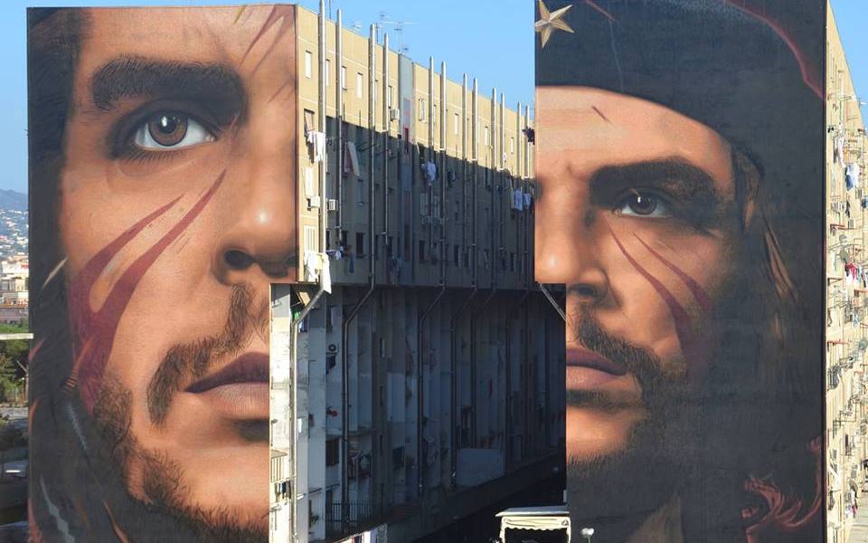 Jorit Agoch @Naples, Italy