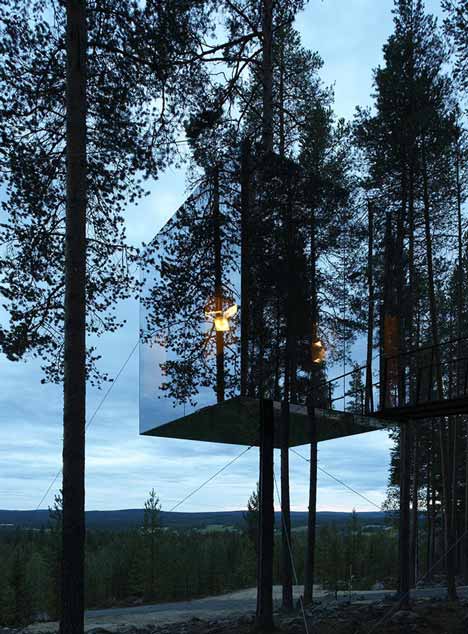 Tree hotel by Tham & Videgård Arkitekter