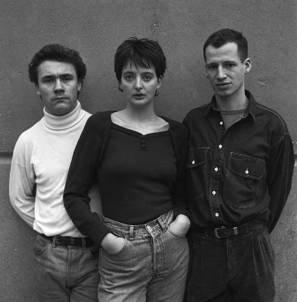 Damien Hirst, Billee Sellman and Carl Freedman, January 1990 - © Edward Woodman. All rights reserved, DACS-Artimage 2018. Photo Edward Woodman