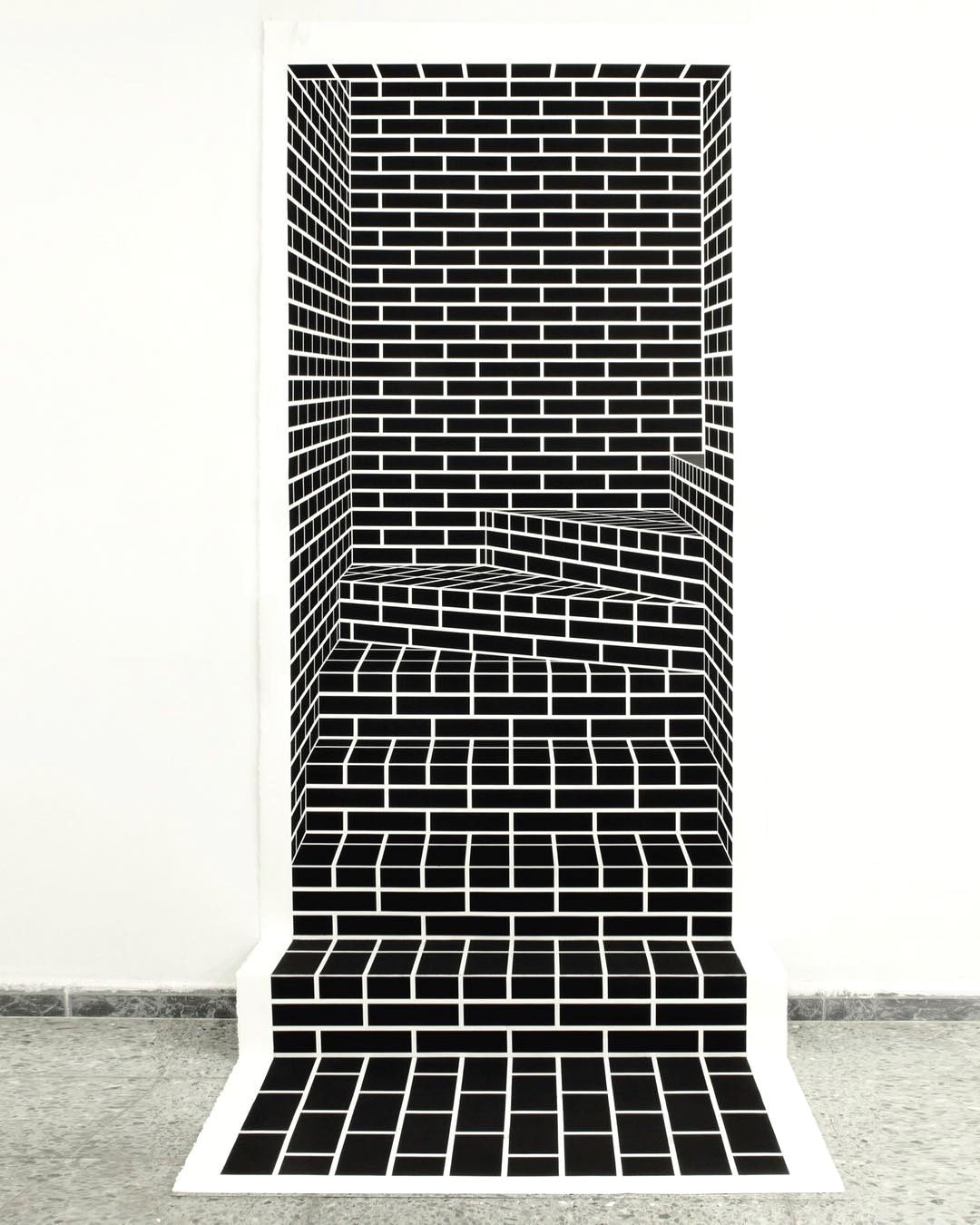 "Escalera falsa (izquierda)" by Manuel Calderón @ Galeria Fernando Pradilla, Madrid, Spain